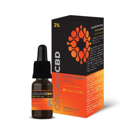 OrganiCBD CBD olaj 3% (300mg) 10ml