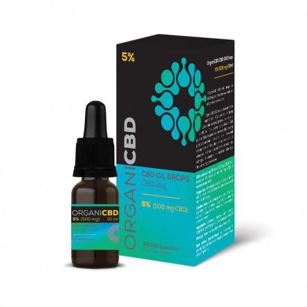 OrganiCBD CBD olaj 5% (500mg) 10ml