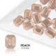 Formakő téglalap alakú - 6x8mm - Peach 20db