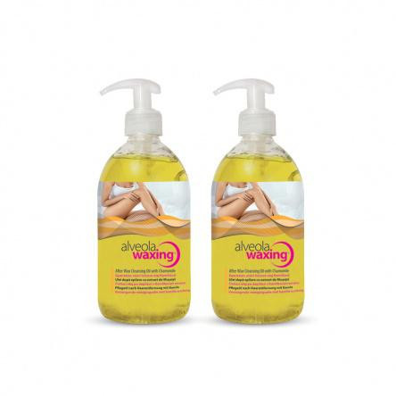 Alveola Waxing Gyantázás utáni lemosó olaj Kamillával 2x300ml (9717)