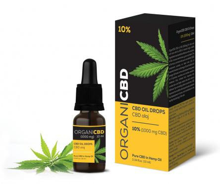 OrganiCBD CBD olaj 10% (1000mg) 10ml